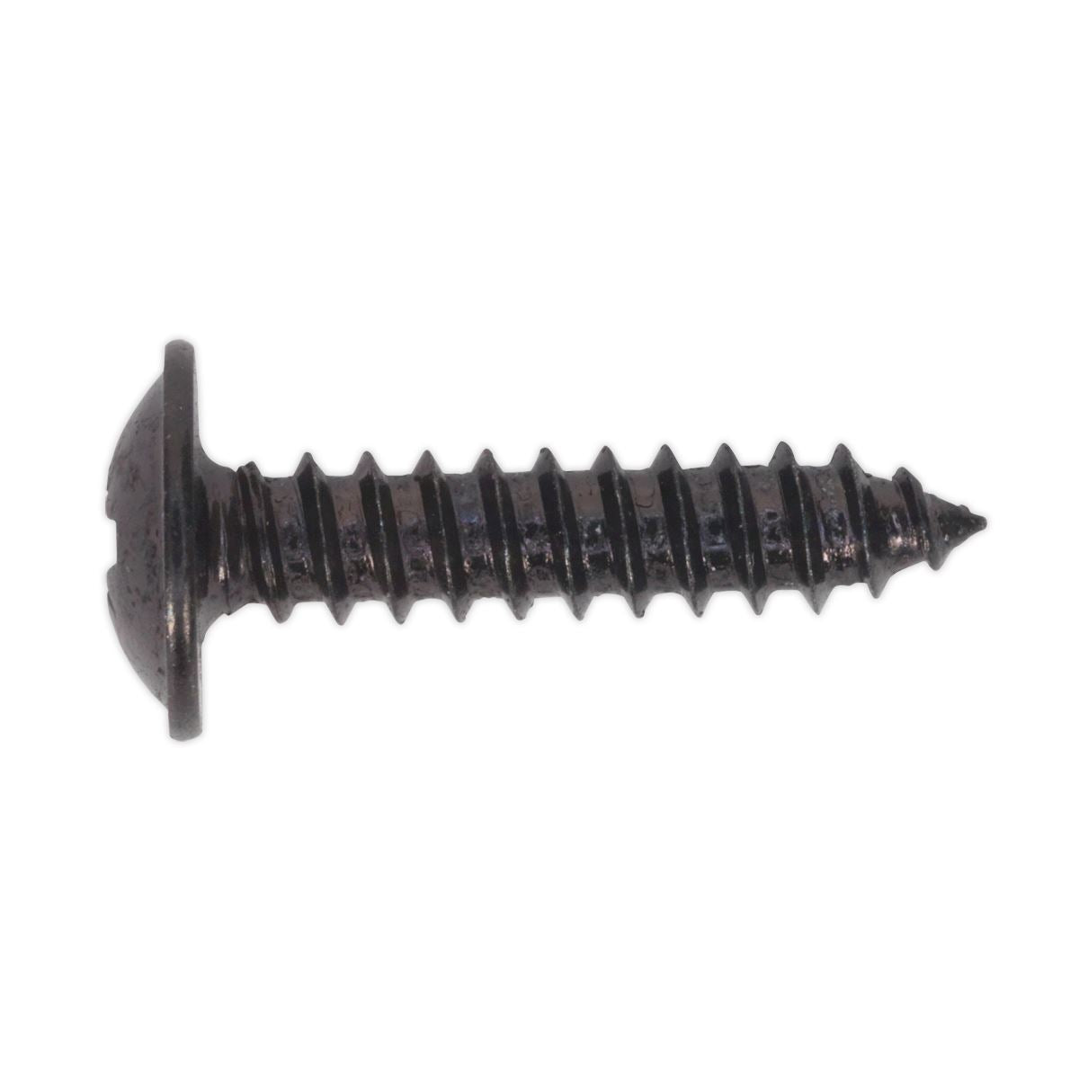 Sealey Self Tapping Screw 4.2 x 19mm Flanged Head Black Pozi Pk100 BST4219