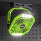 Sealey Portable Clip Fan with Worklight 8" 4 Speeds SCF8WL