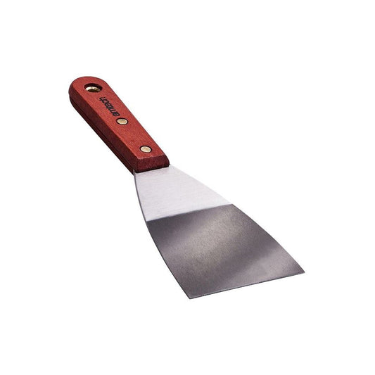 Amtech 3" Heavy Duty Scraper Wooden Handle Wallpaper Paint Steel Blade Decorate - G0800