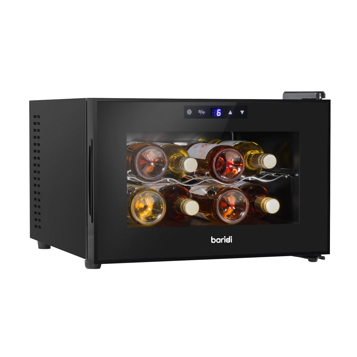 Sealey Baridi 8 Bottle Wine Cooler, Thermoelectric, 5-18�C, Touch Control DH218