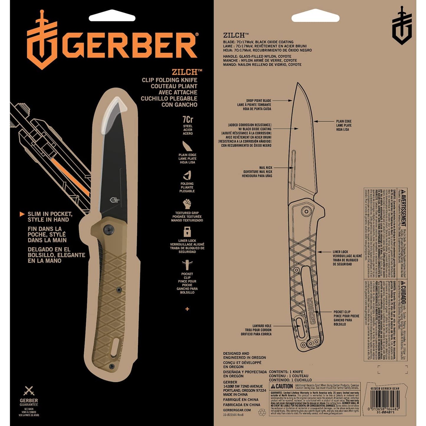 Gerber Zilch - Coyote