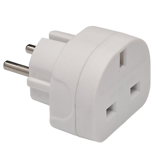 Draper 98439 UK to European Travel Adaptor Plug Socket