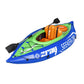 Inflatable One Person Kayak/Canoe Set with Pump, Carry Bag & Aluminium Oar