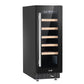 Sealey Baridi 20 Bottle Slim 30cm Built-In Wine Cooler, Touchscreen Controls, Black DH203