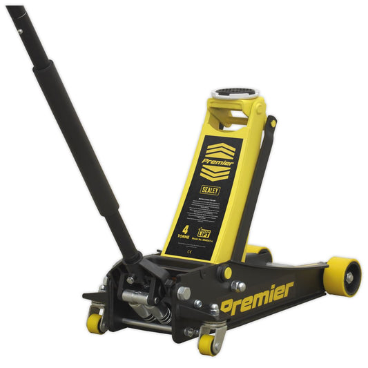 Sealey Trolley Jack 4 tonne Rocket Lift Yellow 4040AY