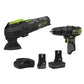 Sealey 2 x 10.8V SV10.8 Series Combi Drill & Multi-Tool Kit CP108VCOMBO5