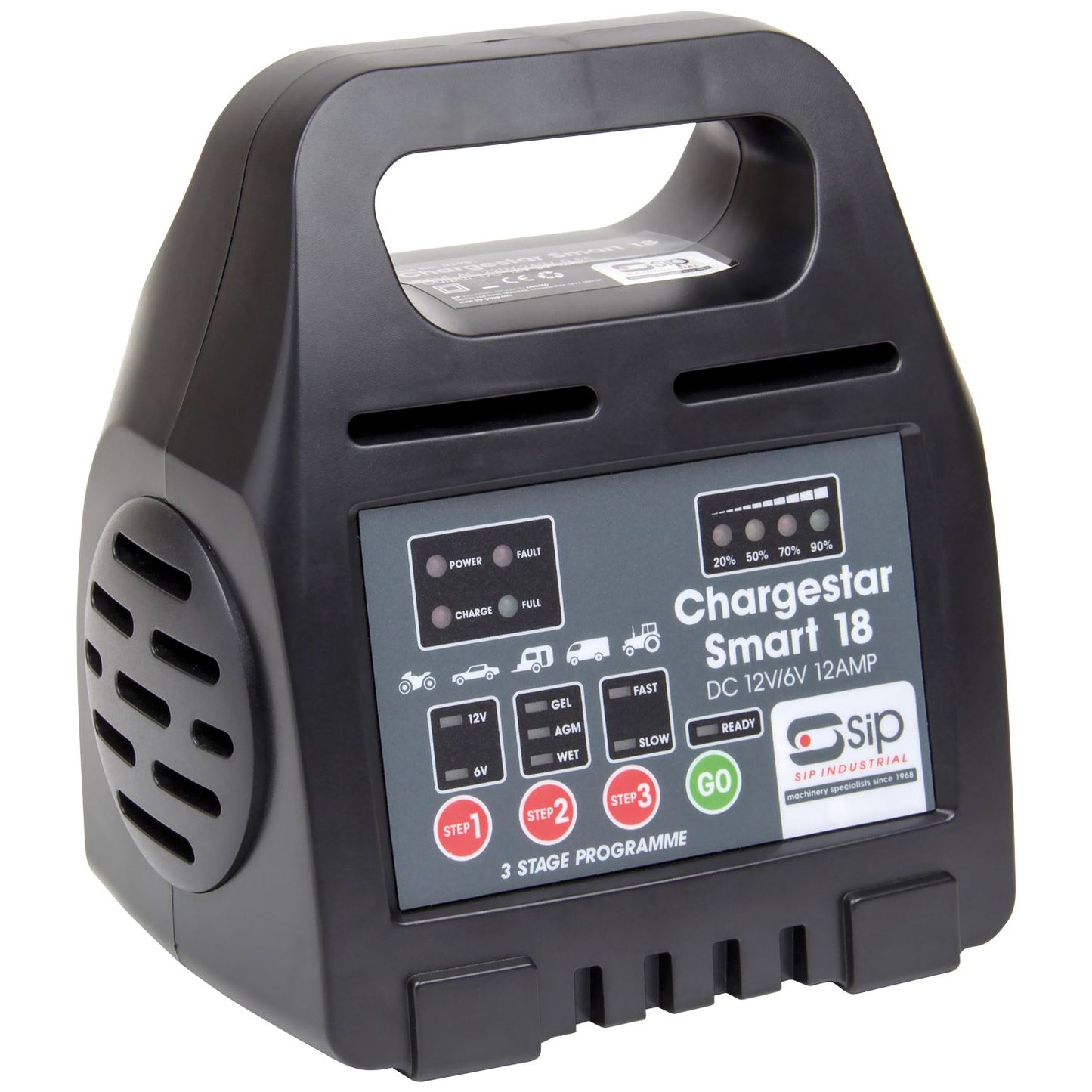 SIP Industrial CHARGESTAR Smart 18 Battery Charger