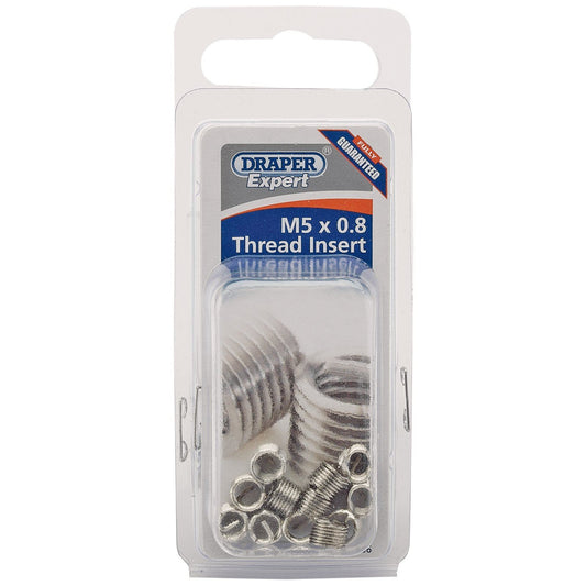 Draper 12x Expert M5x0.8 Metric Thread Insert Refill Pack Professional Tool - 21706