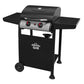 Dellonda 2 Burner Gas BBQ Grill with Ignition & Thermometer - Black/Stainless Steel DG13