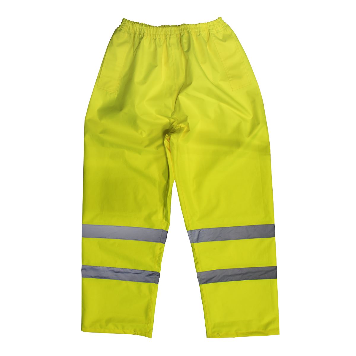 Sealey Hi-Vis Yellow Waterproof Trousers - Large 807L