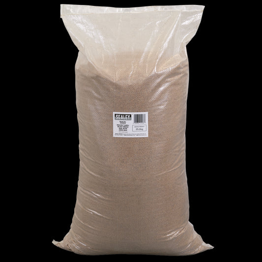 Sealey Walnut Shell Blast Media - Size 16/30 - 25kg Bag WS25KG