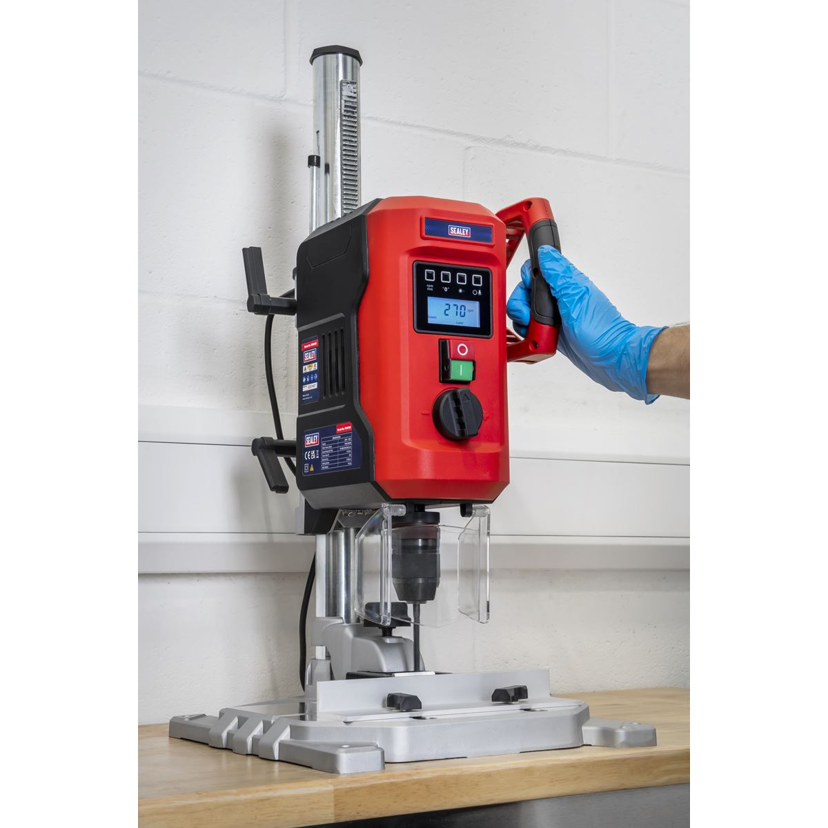 Sealey Bench Pillar Drill with Digital Display & Laser Guide 720W PDM10B