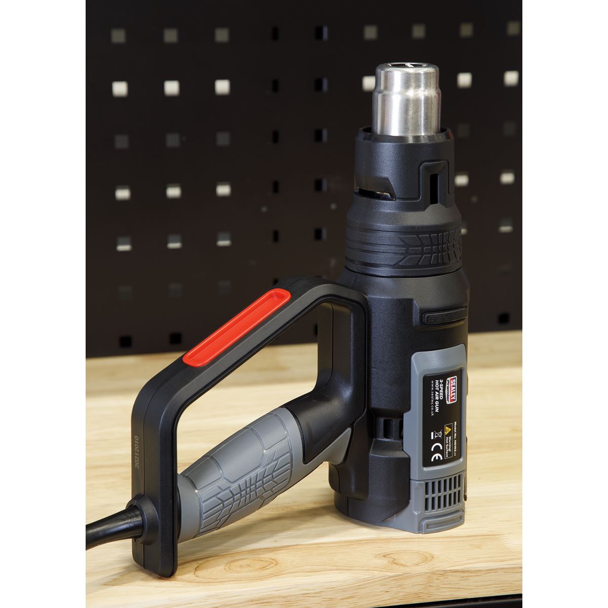 Sealey Hot Air Gun 2000W 3-Speed 50-600C Variable Heat HS102