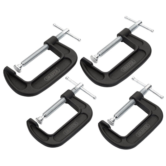 Draper Heavy Duty G-Clamp Set (4 Piece)