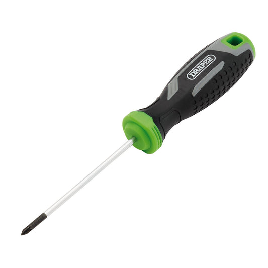 Draper Pozi Soft Grip Screwdriver, PZ0 x 75mm