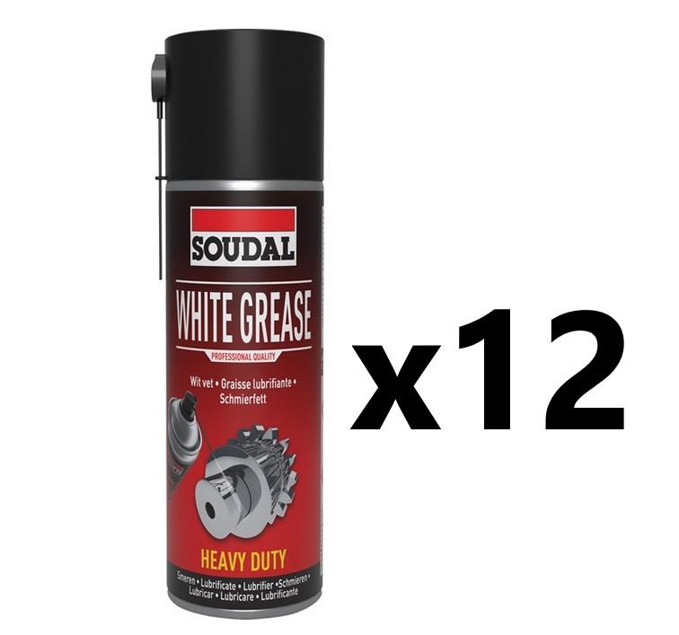 Soudal 12x White Grease (400ml)