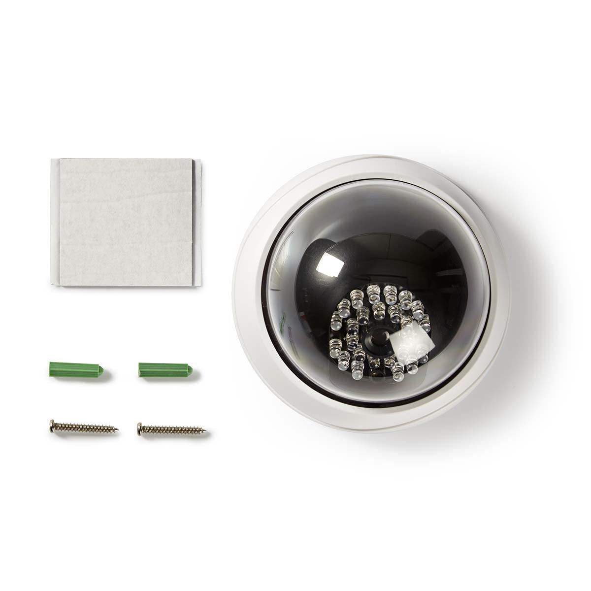 Nedis Dummy Security Camera Dome IP44 White DUMCD20WT