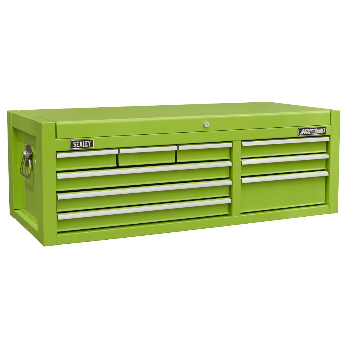 Sealey Topchest 9 Drawer with Ball Bearing Slides - Green AP4109HV