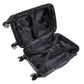 Dellonda 3-Piece Lightweight Luggage Suitcase Trolley Set ABS TSA Lock Black - DL11 DL11