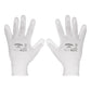 Sealey White Precision Grip Gloves - (Large) - Box of 120 Pairs SSP50L/B120