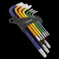 Sealey TRX-Star* Key Set 9pc Colour-Coded Long AK7193