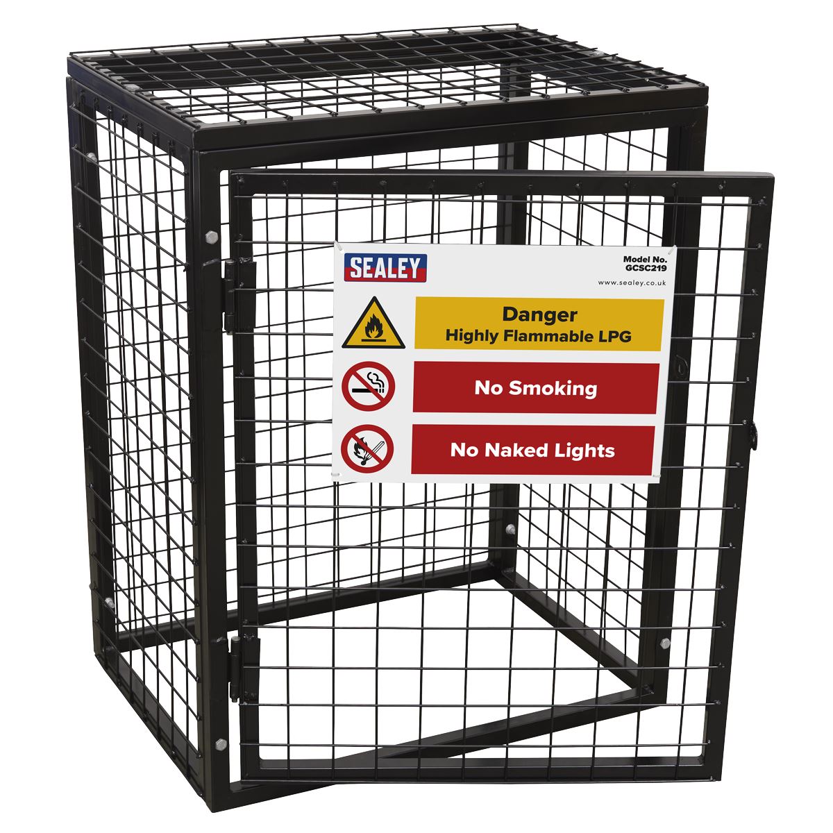 Sealey Safety Cage - 2 x 19kg Gas Cylinders GCSC219