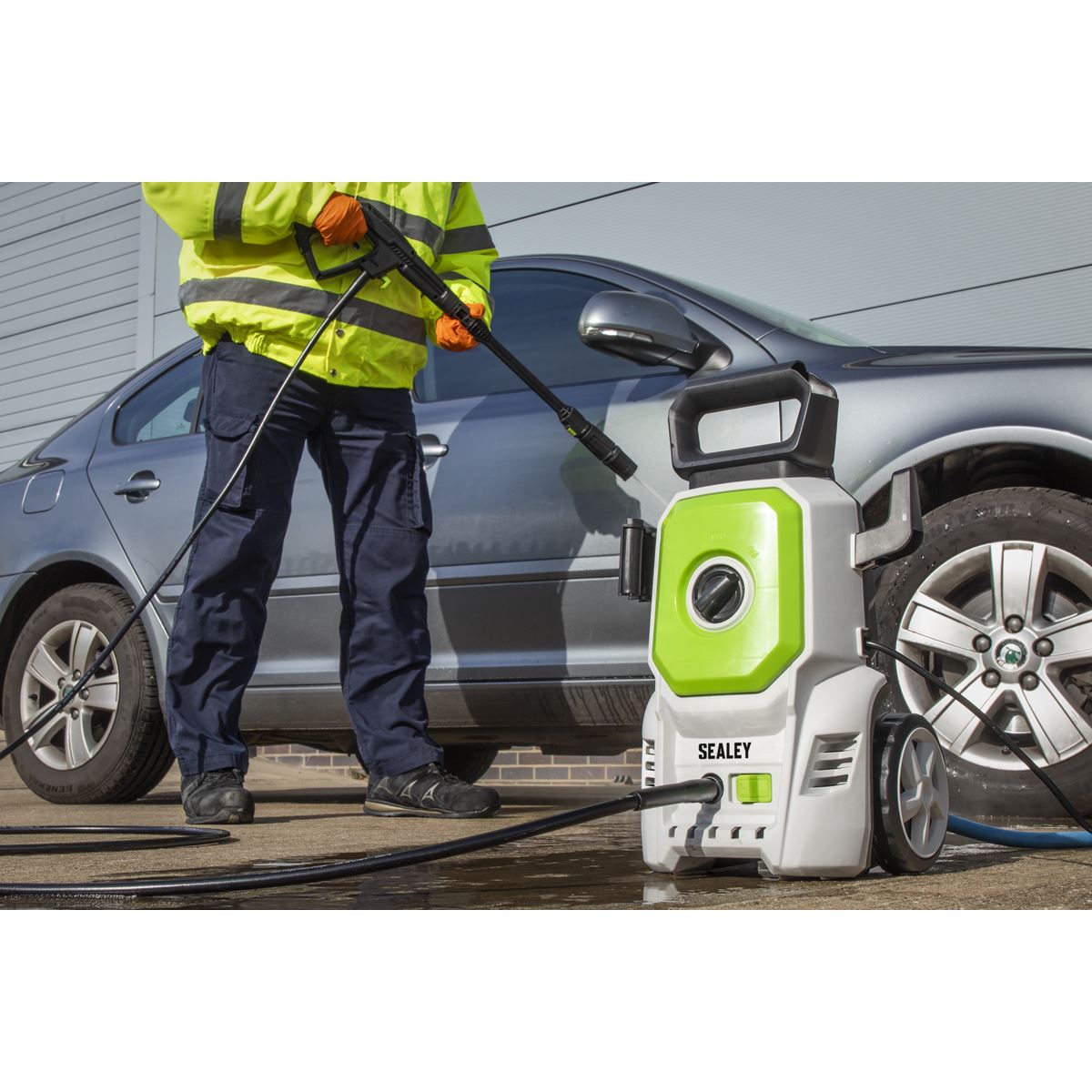 Sealey Pressure Washer 100bar 390L/hr with Snow Foam PW1610COMBO