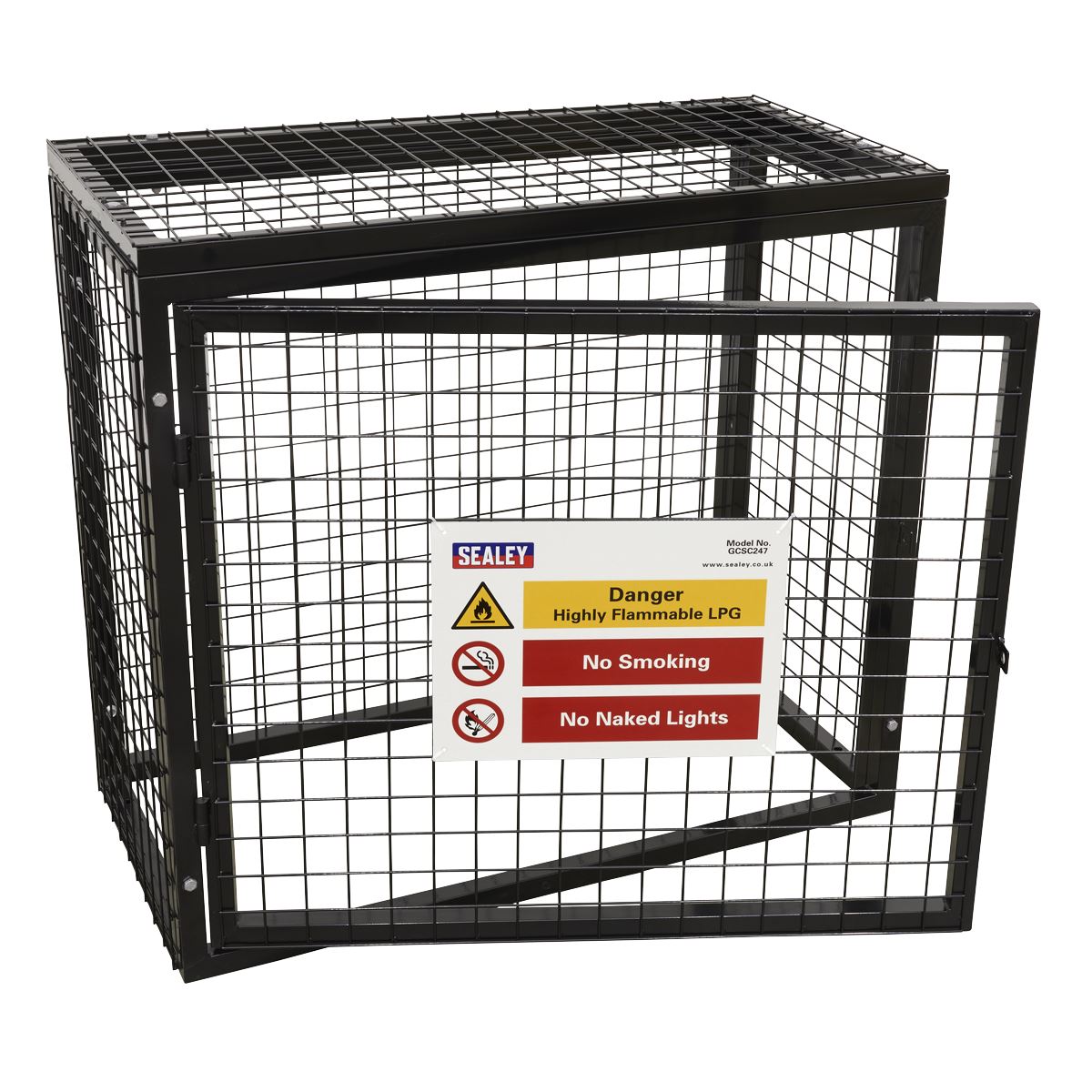 Sealey Safety Cage - 2 x 47kg Gas Cylinders GCSC247