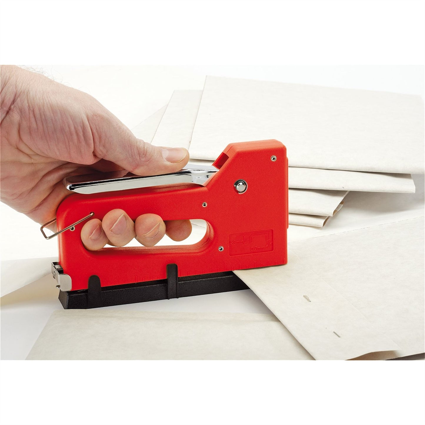 1x Draper Staple Gun/Tacker Complete With 100 x 12mm Staples - 67673