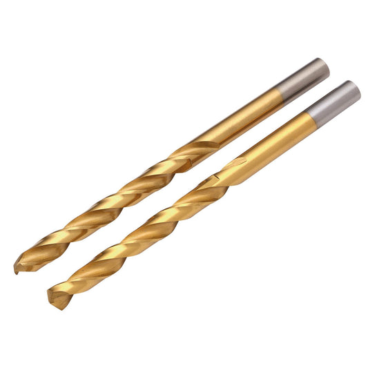 Draper HSS Titanium Nitride Coated Drill Bit, 5.0mm x 86mm (Pack of 2)