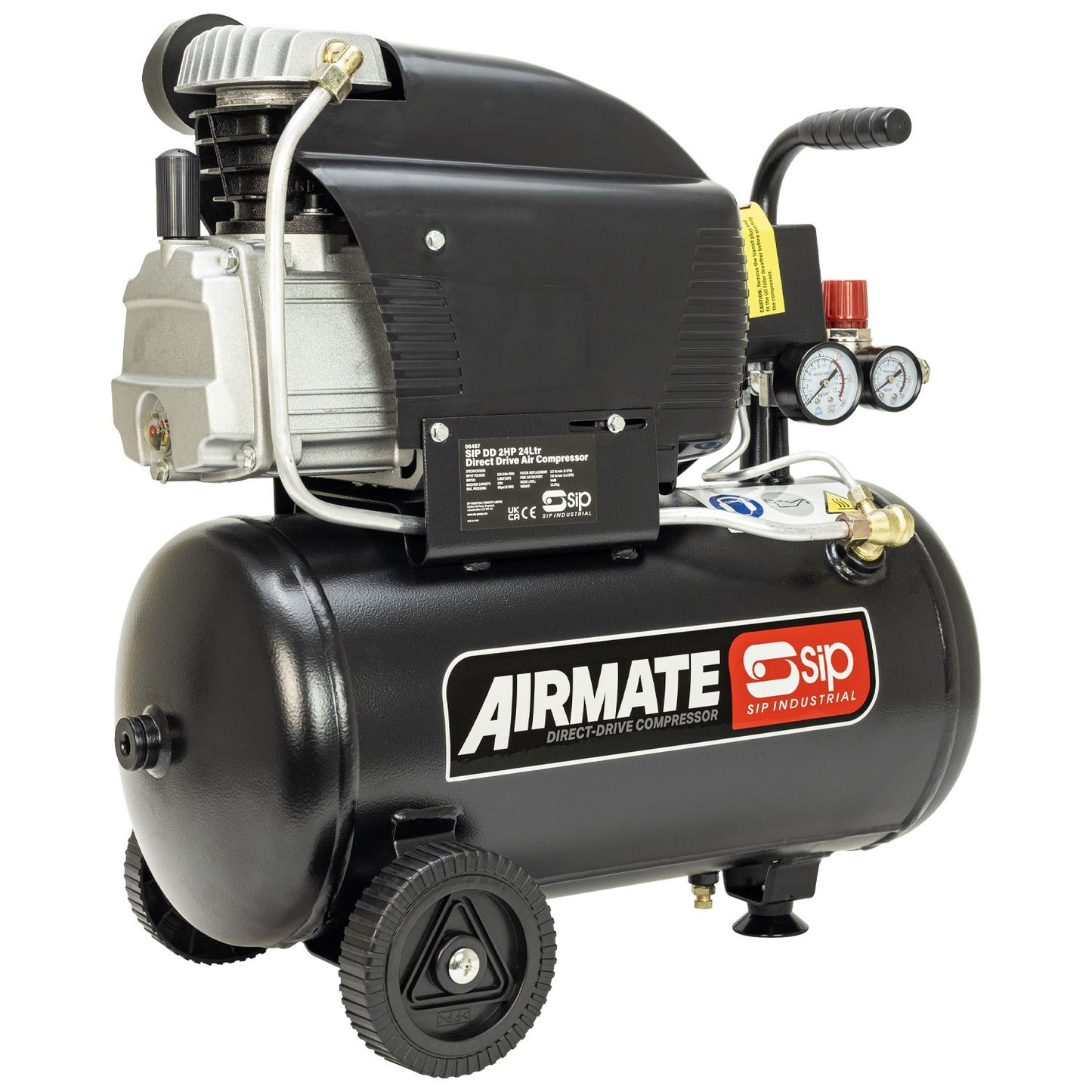 SIP Industrial DD 2hp 24ltr Direct Drive Compressor