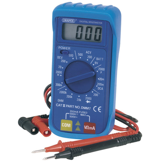 Draper 16 Function Digital Multimeter DMM7 - 52320