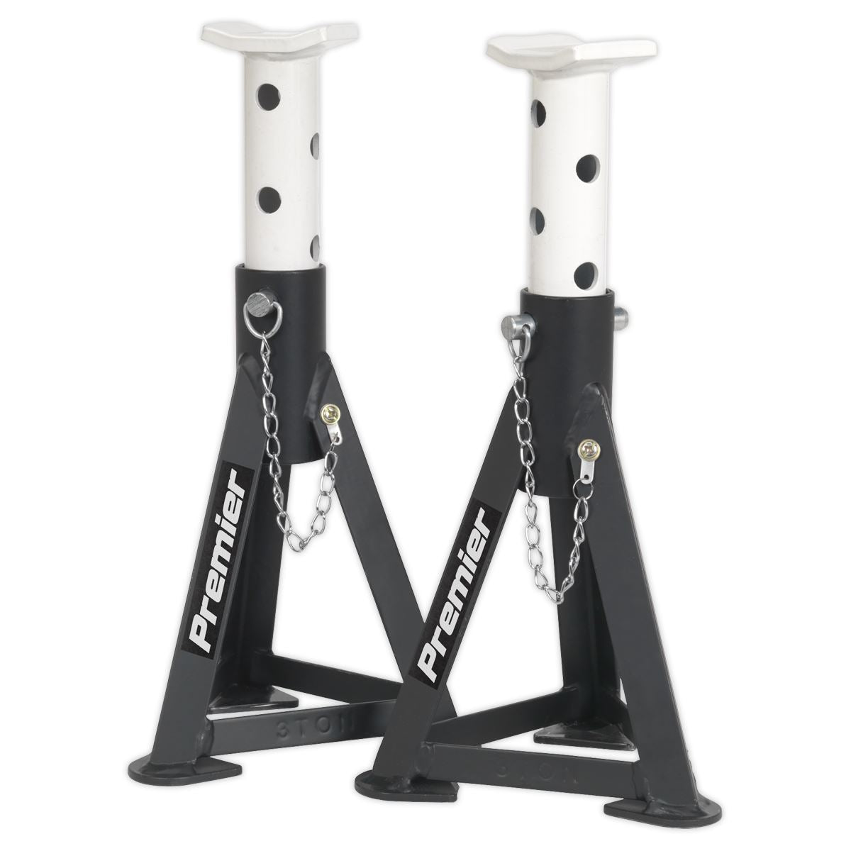 Premier Trolley Jack 3t & Axle Stands (Pair) 3t per Stand Combo 3040ABCOMBO