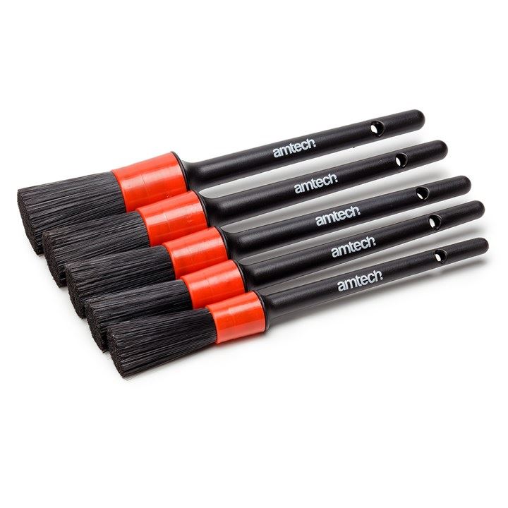 Amtech Car detailing brush set (5pc) - S6306