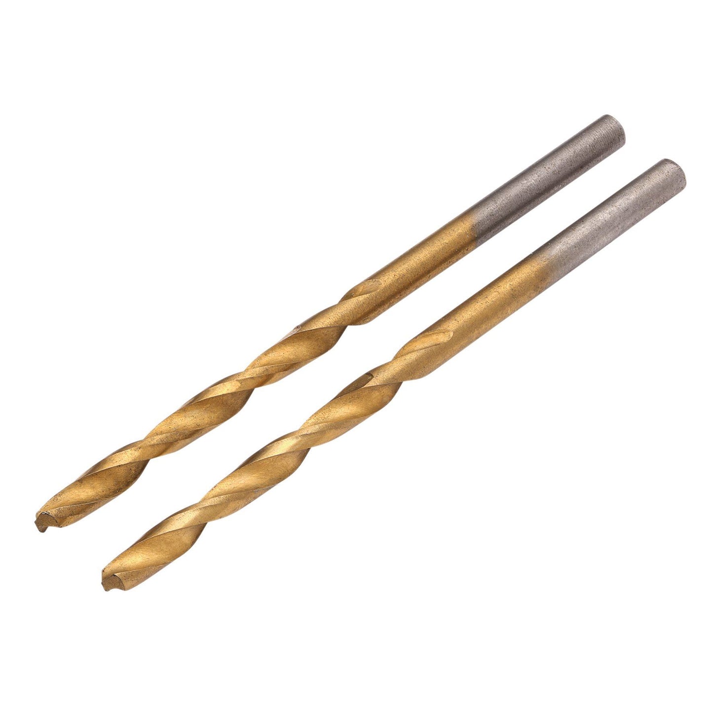 Draper HSS Titanium Nitride Coated Drill Bit, 4.0mm x 75mm (Pack of 2)