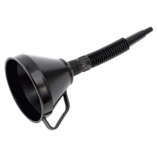 Sealey Funnel with Flexible Spout & Filter 160mm F6