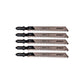 Amtech 5 Piece Wood Jigsaw Blade Set Suitable For Makita/Bosch and other brands - M1600