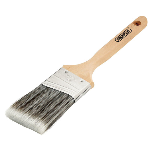 Draper Angled Paint Brush with Wood Handle, 2.5"