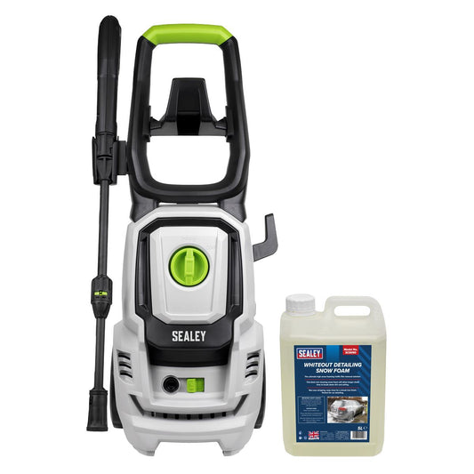 Sealey Pressure Washer 130bar 420L/hr with Snow Foam PW1860COMBO