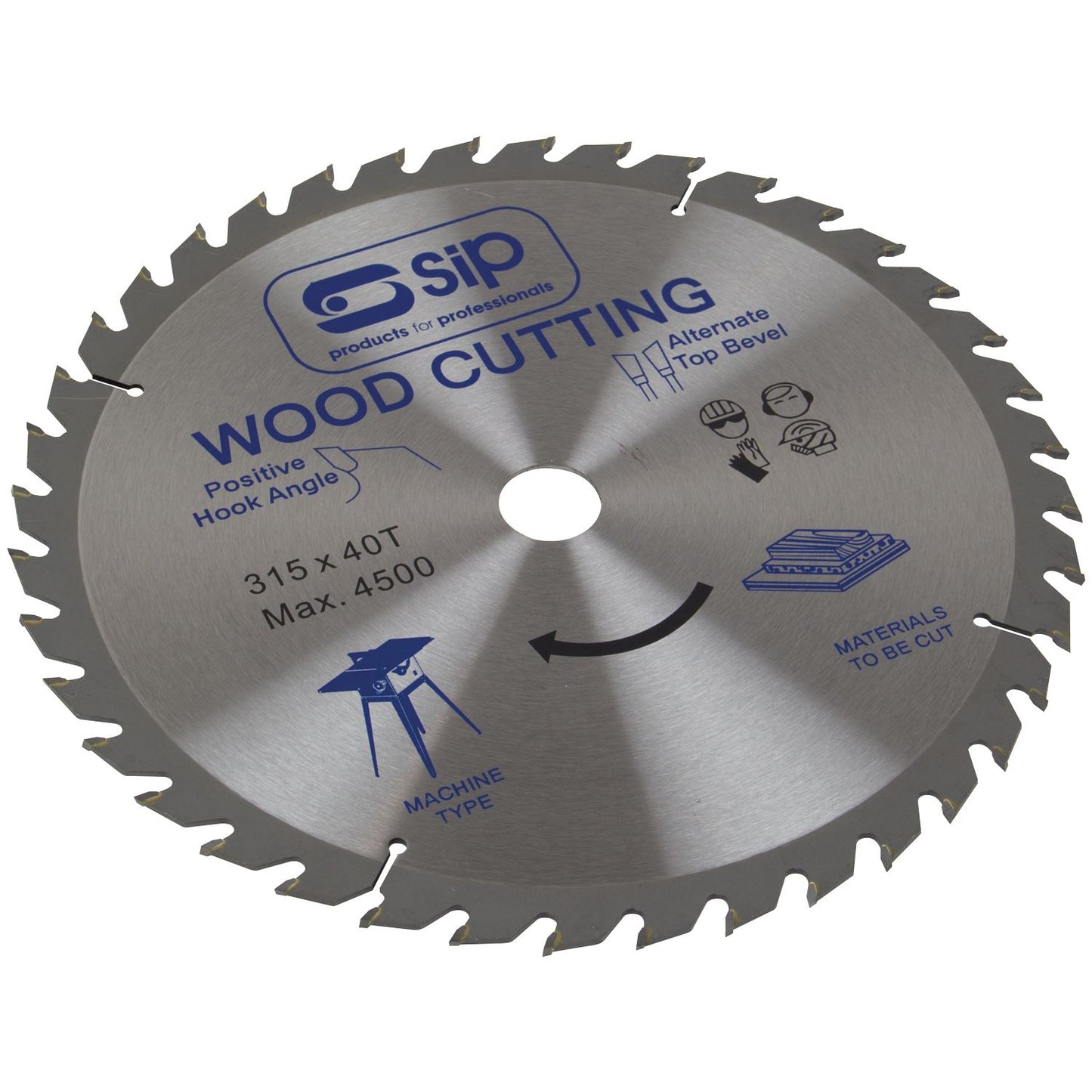 SIP Industrial 315mm x 30mm TCT 40T Circular Saw Blade