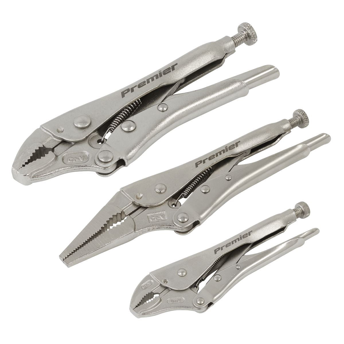 Sealey Locking Pliers Set 3pc AK6876