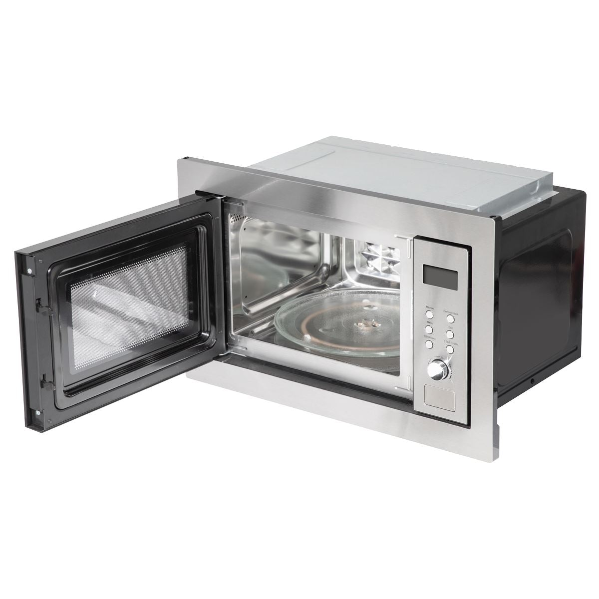 Sealey Baridi 25L Integrated Microwave Oven with Grill, 900W, Stainless Steel DH197