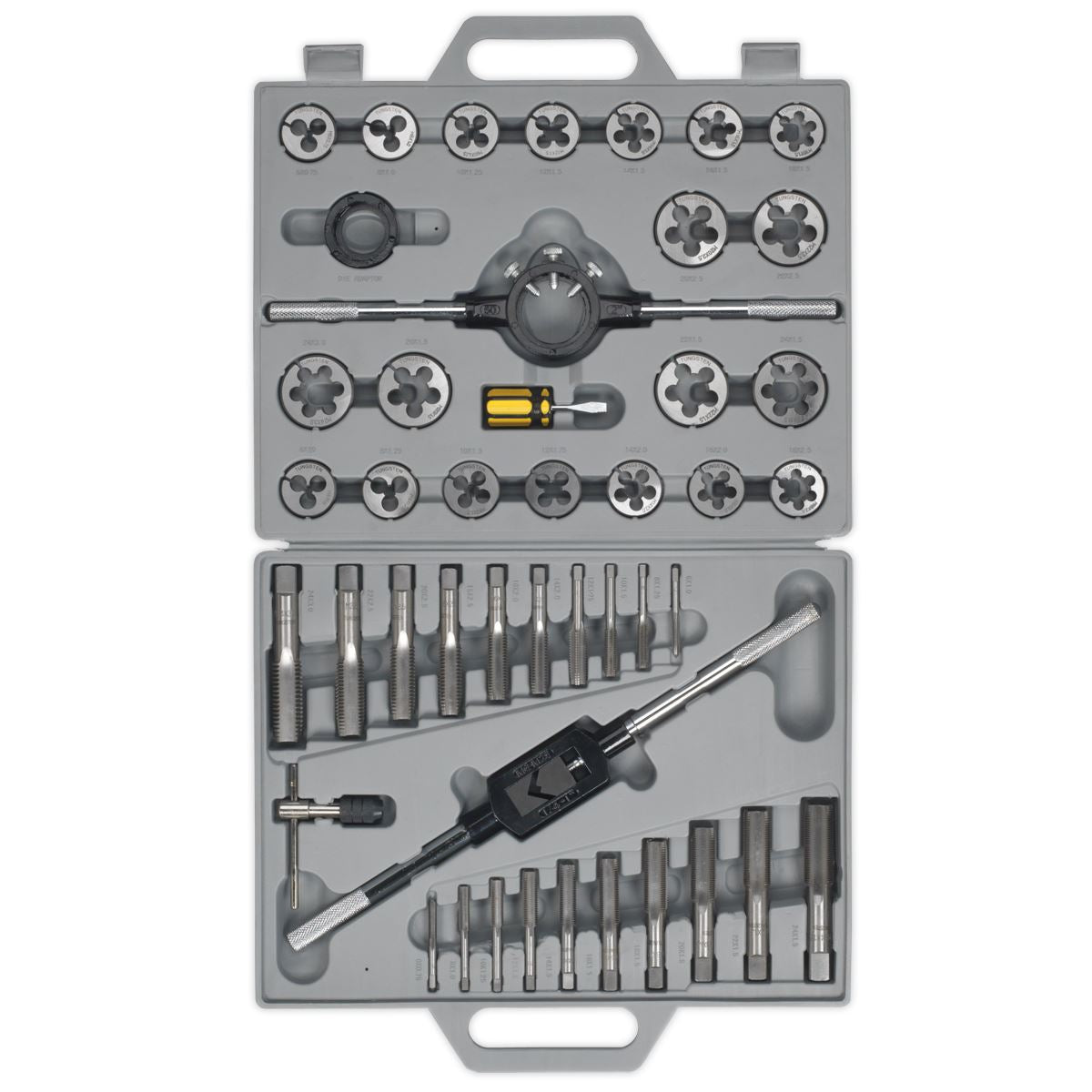 Sealey Tap & Die Set 45pc Split Dies Metric AK303