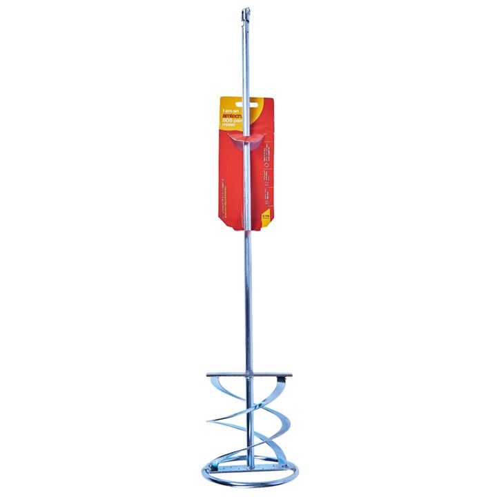 Amtech 600 x 120mm SDS Spiral Paddle Mixer Whisk For Paint Plaster Render