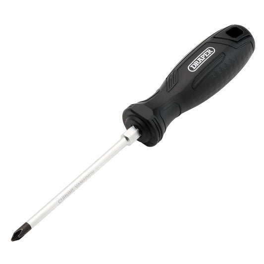 Draper Phillips Hard Grip Screwdriver, PH1 x 100mm