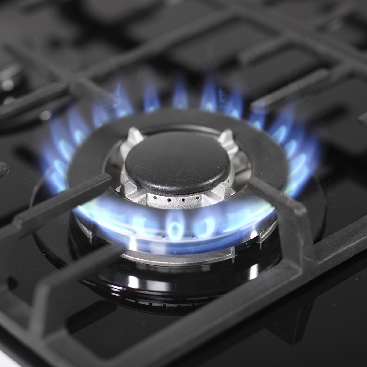 Baridi Gas Hob with 4 Cooking Zones 60cm - Black DH226