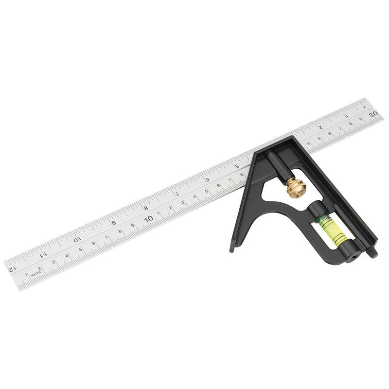 Draper 1x 300mm Metric & Imperial Combination Square Professional Tool 34703