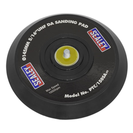 Sealey DA Backing Pad for Stick-On Discs 145mm5/16"UNF PTC/150SA