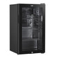 Baridi Under Counter Wine/Drink/Beverage Cooler/Fridge, Built-In Thermostat, Light, Security Lock, 85 Litre � Black DH13