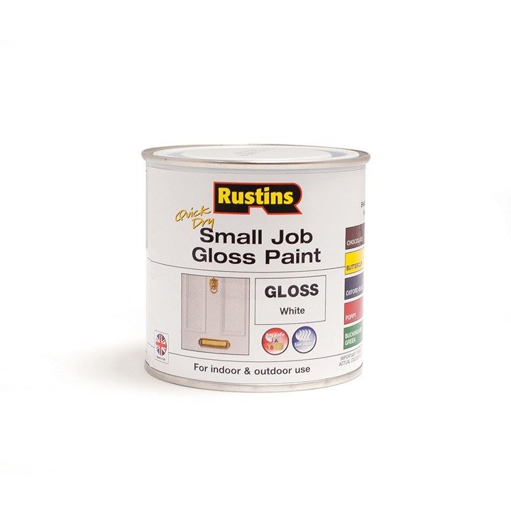 Rustins Quick Dry Small Job White 250ml (Gpwhw250)